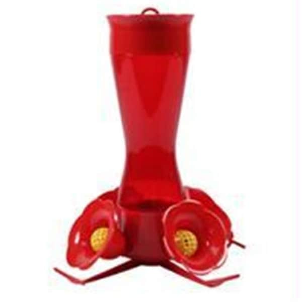 Woodstream Hummingbird W Woodstream Hummingbird W-Plastic Pinch Waist Hummingbird Feeder- Red 8 Ounce 683914 - main